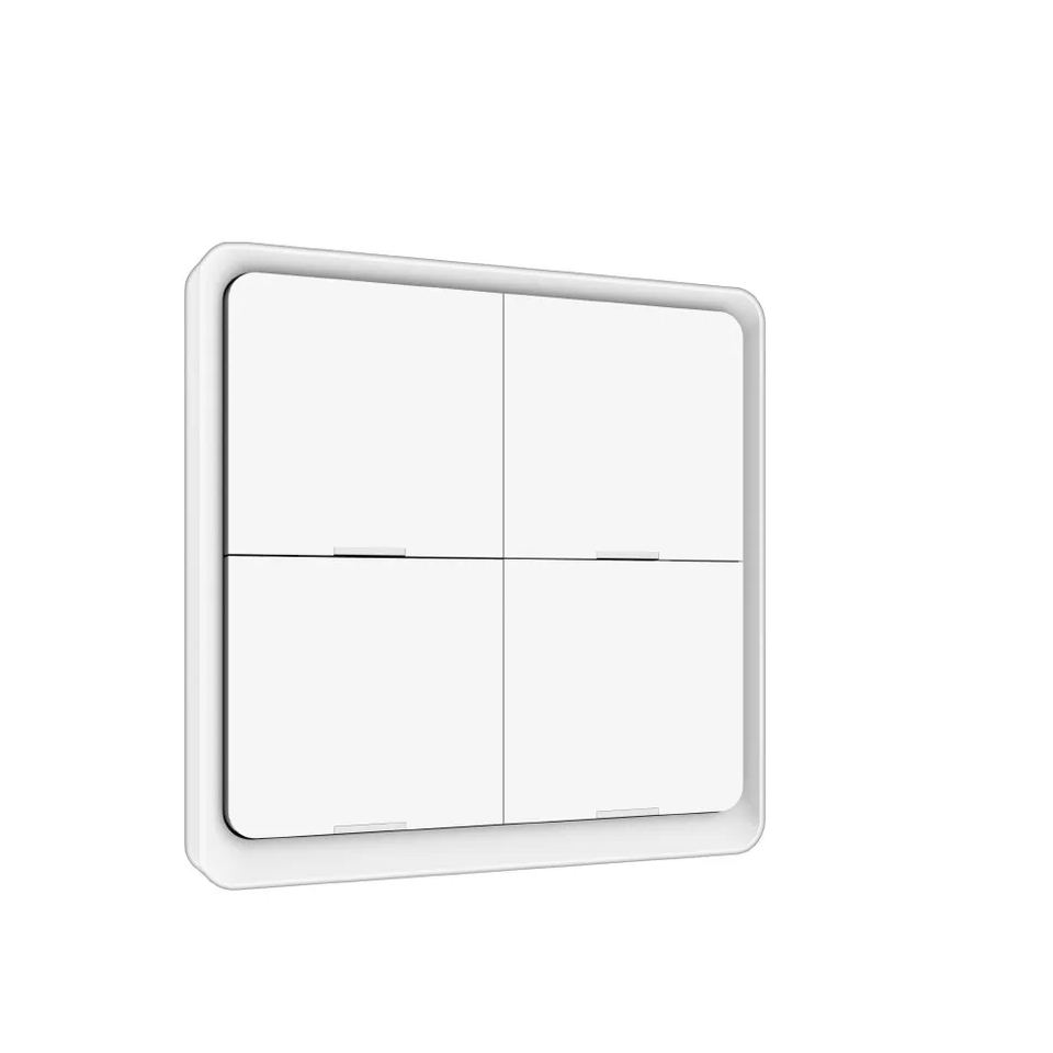 [CU-102-ZigBee] Wireless Scene Control 4Gang Switch